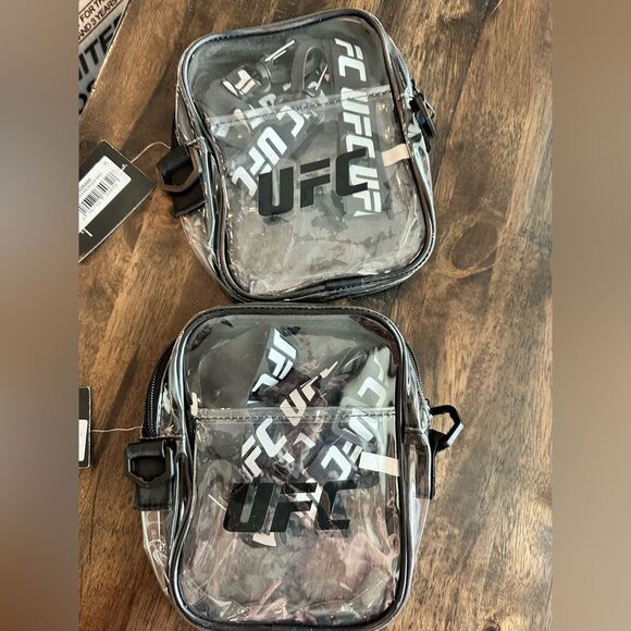 NWT UFC Clear Stadium Venue Crossbody Bag Shoulder Bag Removable Strap - Picture 8 of 9